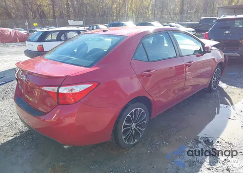 2016 Toyota Corolla S Premium из США, поврежденный, VIN 2T1BURHE5GC509292